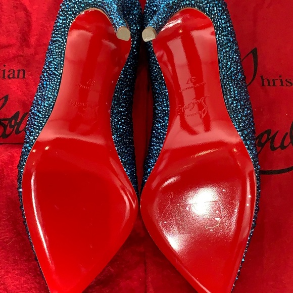 🔥NEW CL Blue Embellished Pigalle Follies - Picture 3 of 5